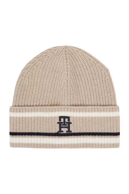 TH MONOGRAM BEANIE SAPKA
