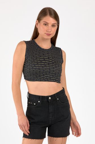 AOP CROPPED TANK TOP PÓLÓ