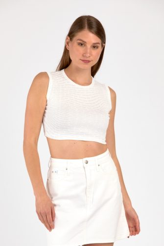 AOP CROPPED TANK TOP PÓLÓ