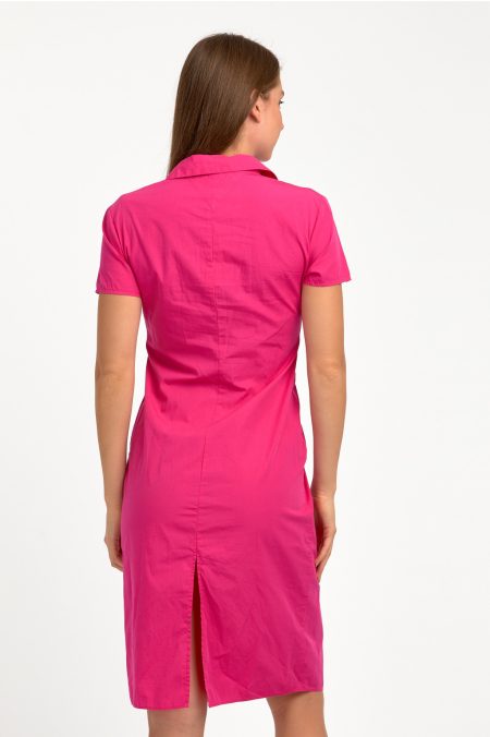 SOLID POPLIN MIDI ruha