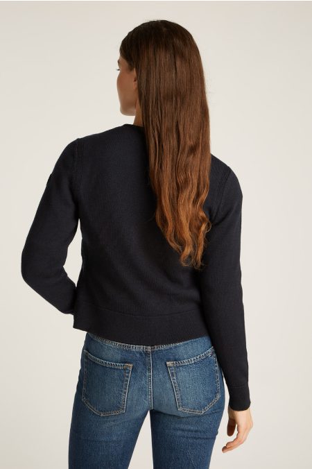 DOWN KNIT MIX DZSEKI
