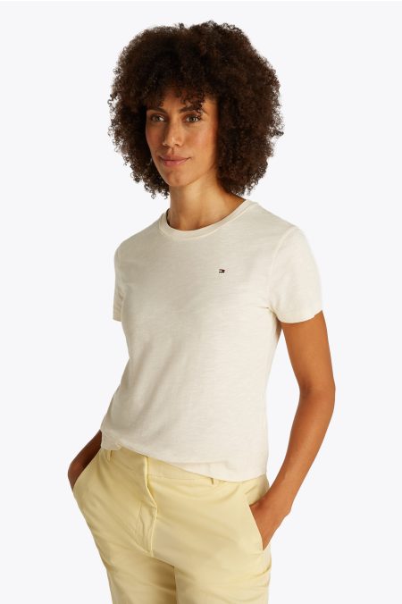 SLIM SLUB C-NECK PÓLÓ
