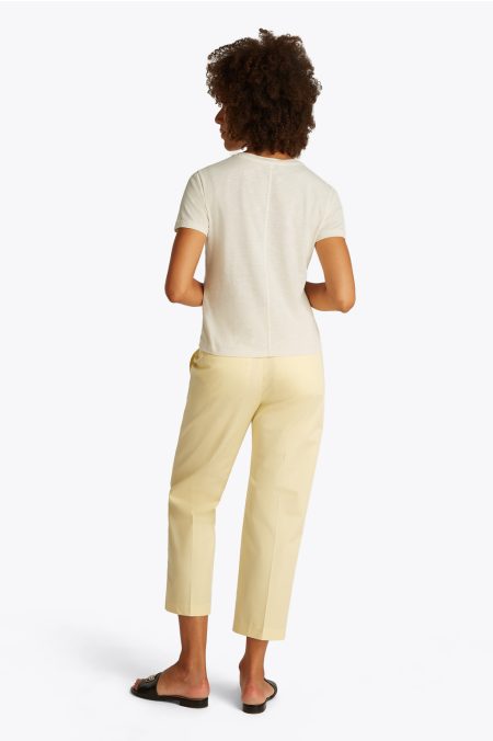 SLIM SLUB C-NECK PÓLÓ