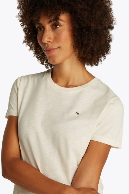 SLIM SLUB C-NECK PÓLÓ