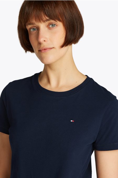 SLIM SLUB C-NECK PÓLÓ