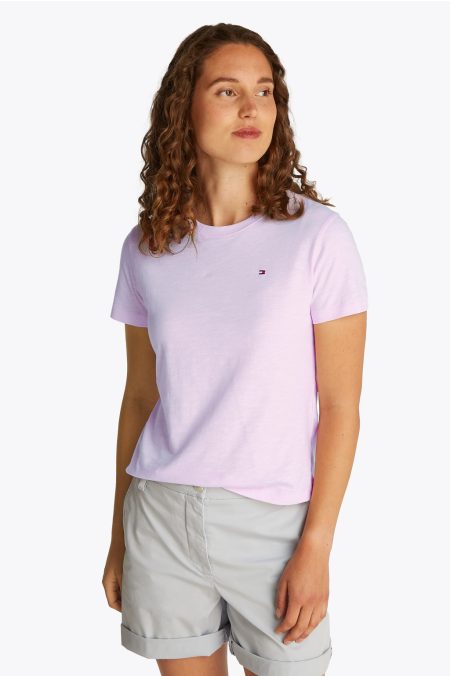 SLIM SLUB C-NECK PÓLÓ