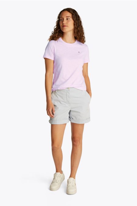 SLIM SLUB C-NECK PÓLÓ