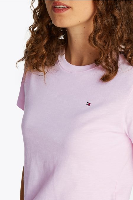 SLIM SLUB C-NECK PÓLÓ