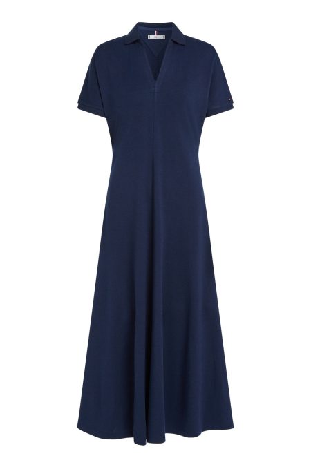 LYOCELL OPEN-NECK MIDI RUHA