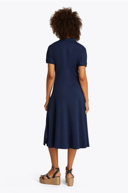LYOCELL OPEN-NECK MIDI RUHA