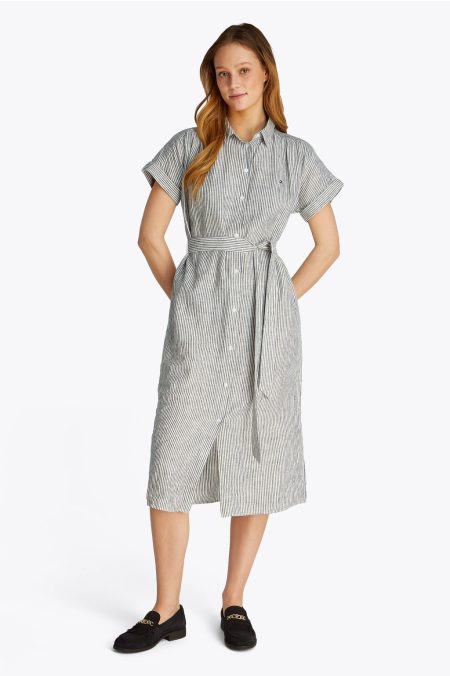 LINEN MIDI RUHA