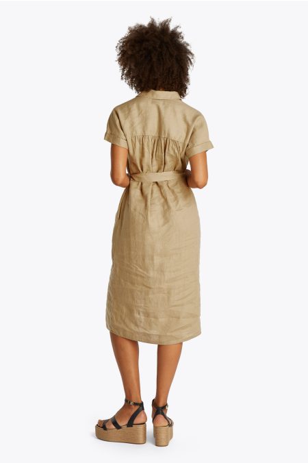 LINEN MIDI RUHA