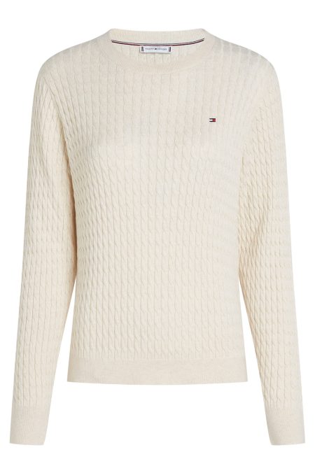 CABLE C-NECK PULÓVER