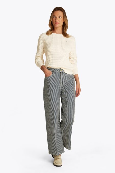 CABLE C-NECK PULÓVER