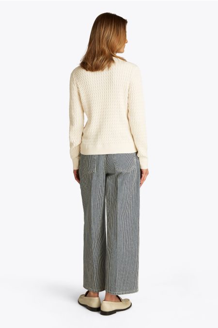 CABLE C-NECK PULÓVER