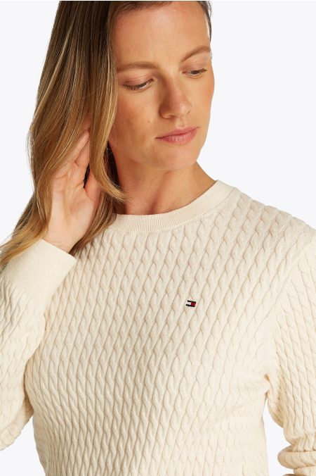 CABLE C-NECK PULÓVER