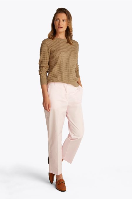 CABLE C-NECK PULÓVER