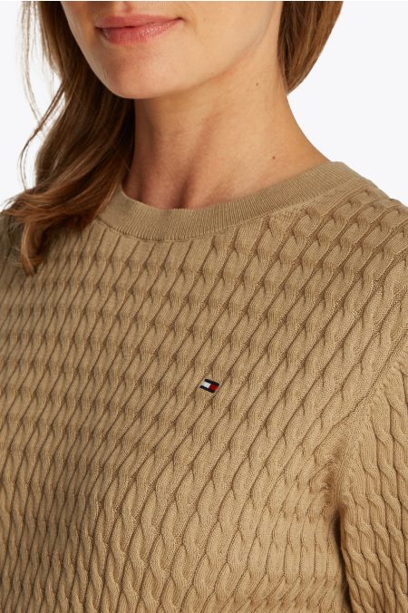 CABLE C-NECK PULÓVER