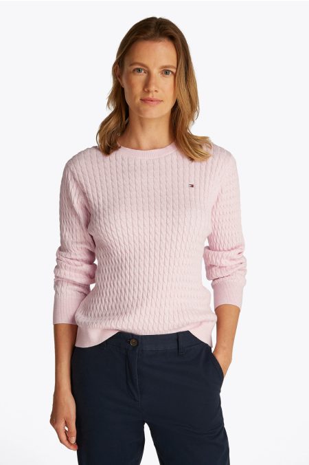 CABLE C-NECK PULÓVER