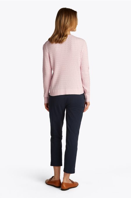 CABLE C-NECK PULÓVER
