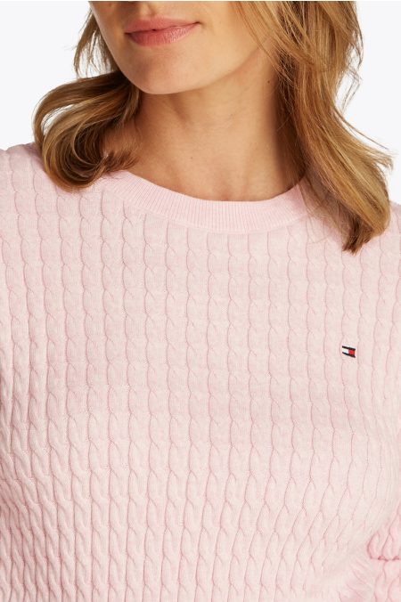 CABLE C-NECK PULÓVER