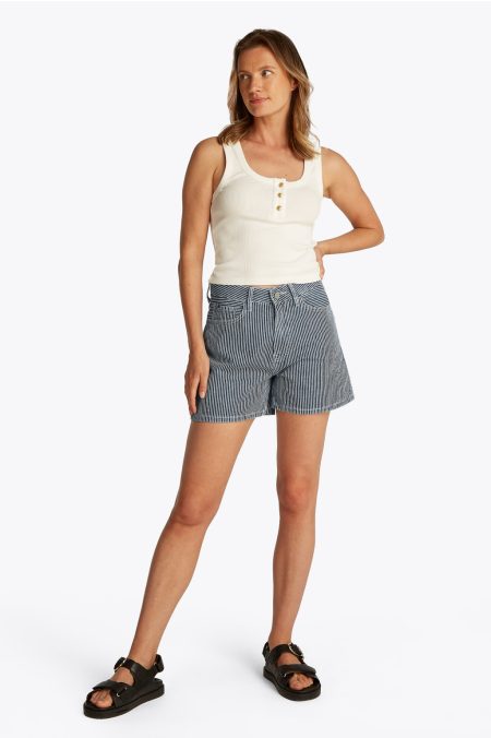 DENIM MINI SHORT